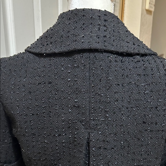 Spiegel Black Textured Blazer short sleeves - Picture 10 of 15